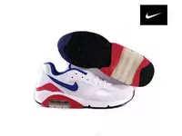 nike air max 180 hommes -white-blue-red